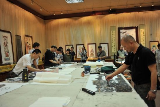 南粤禅林图卷在光孝寺开卷 重现六祖思想