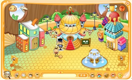蜂蜂乐园-儿童网上游戏学习新天地_网页游戏