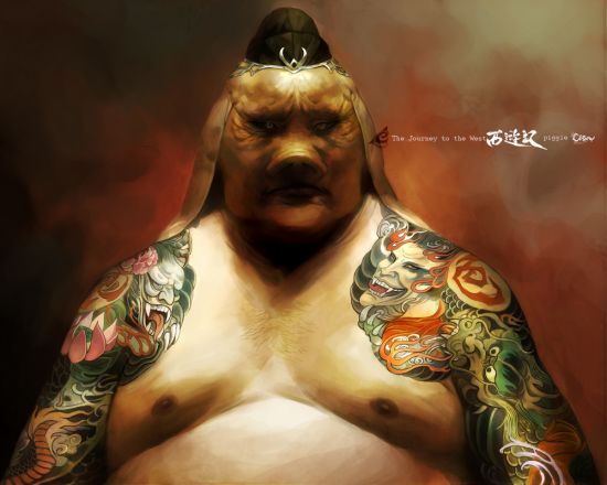 今年流行暗黑风 武侠和西游人物也暗黑