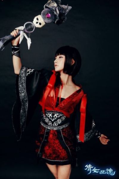 萌爆宅男双眼 倩女幽魂小杨幂COS女异人_倩女