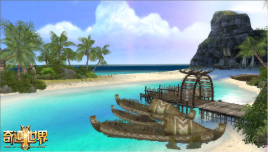 来奇迹世界2看海 亚特兰蒂斯碧海风光_网络游戏_新浪游戏_新浪网