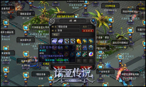 諾亞傳說中熱鬧的集市