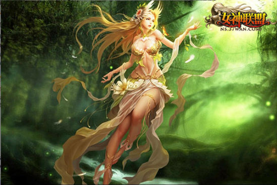 守护女神37wan《女神联盟》唯美壁纸_网页游戏