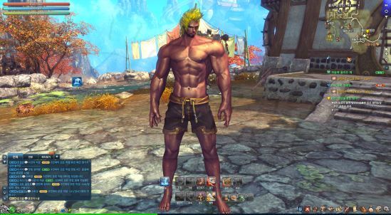 剑灵捏脸数据分享 龙族绿发六块腹肌男