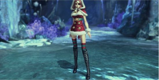 2013韩服剑灵圣诞节时装人族女款预览-新浪剑灵专区