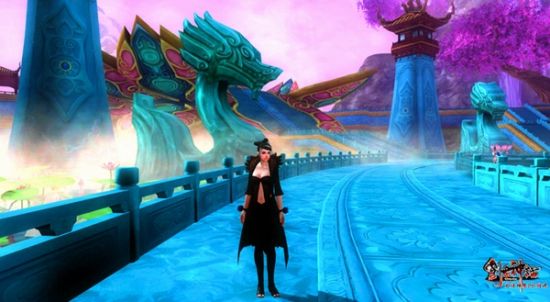 桃花朵朵开 3D《创世神话》性感美女_网络游戏