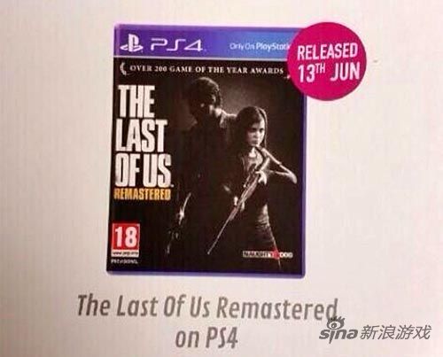 《最后生还者》PS4版发售日或E3公布_电视游