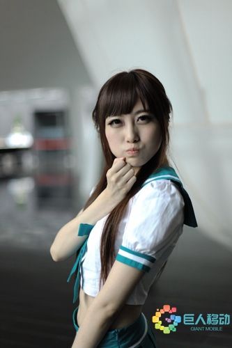 献礼2014CJ 巨人移动校花SG定妆照曝光