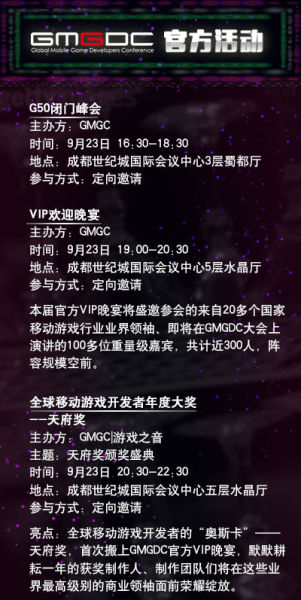 第三届全球移动游戏开发者大会“官方跑会指南”