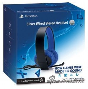 索尼公布PS4新款有线头戴式耳机_电视游戏