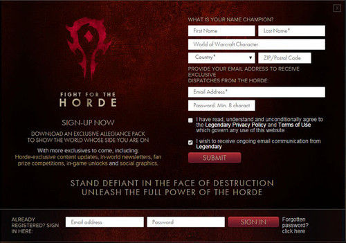 为部落而战?魔兽电影概念站现阵营对立