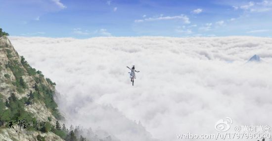飞翔在蓝天与云海之间 天涯明月刀ol轻功截图-新浪天涯明月刀专区