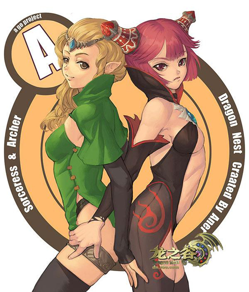 性感画师美女版桂正和--ANER_龙之谷_官方合