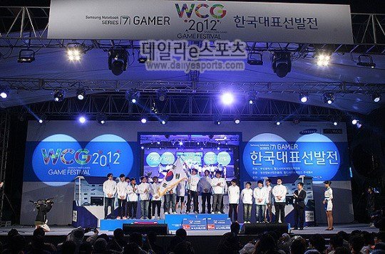 WCG2012韩国赛区总决赛现场图赏_电子