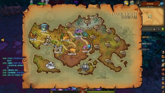 游戏世界地图