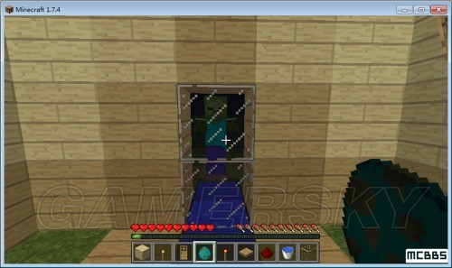 《我的世界》防御僵尸进门的图文心得_游戏攻