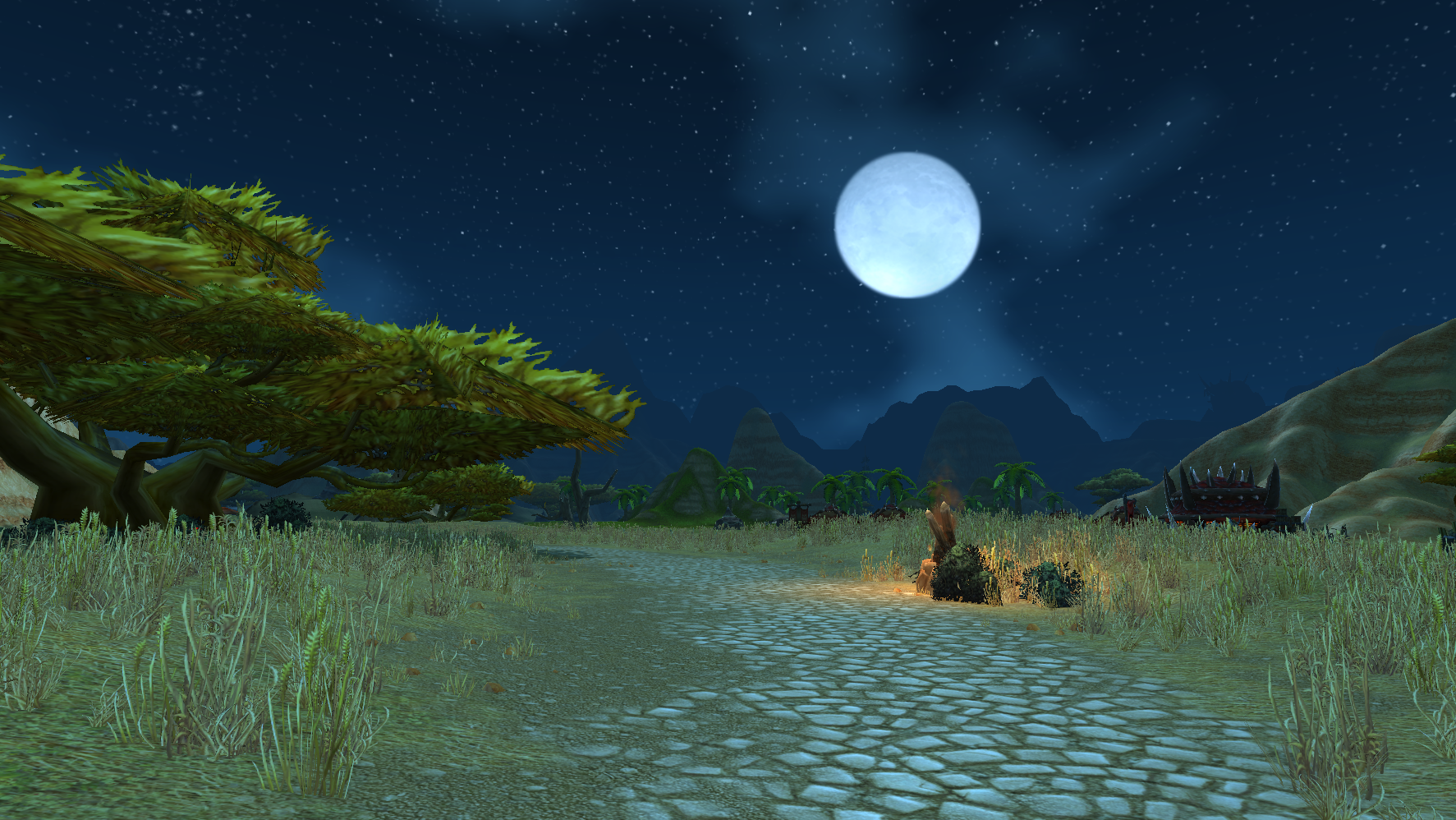 艾泽拉斯圆月夜:盘点魔兽世界十种最美丽的月