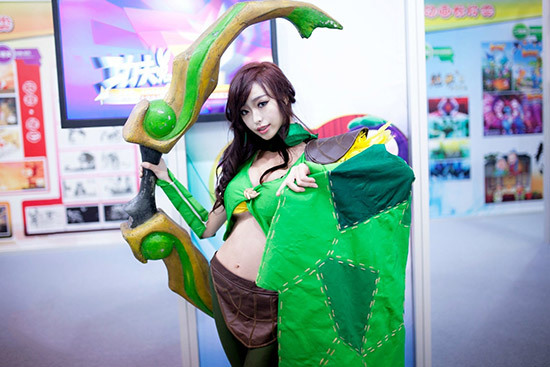 吴雨晴性感演绎DOTA2最美风行者精彩图集-D