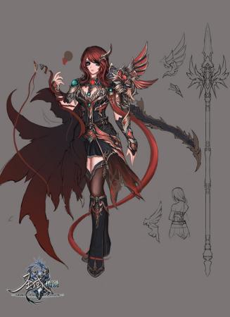 《圣域传说》绝美女战士原画首度亮相