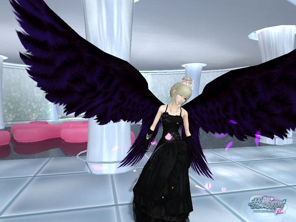 月尘婚纱黑色诱惑