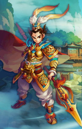 神天兵 长枪在手