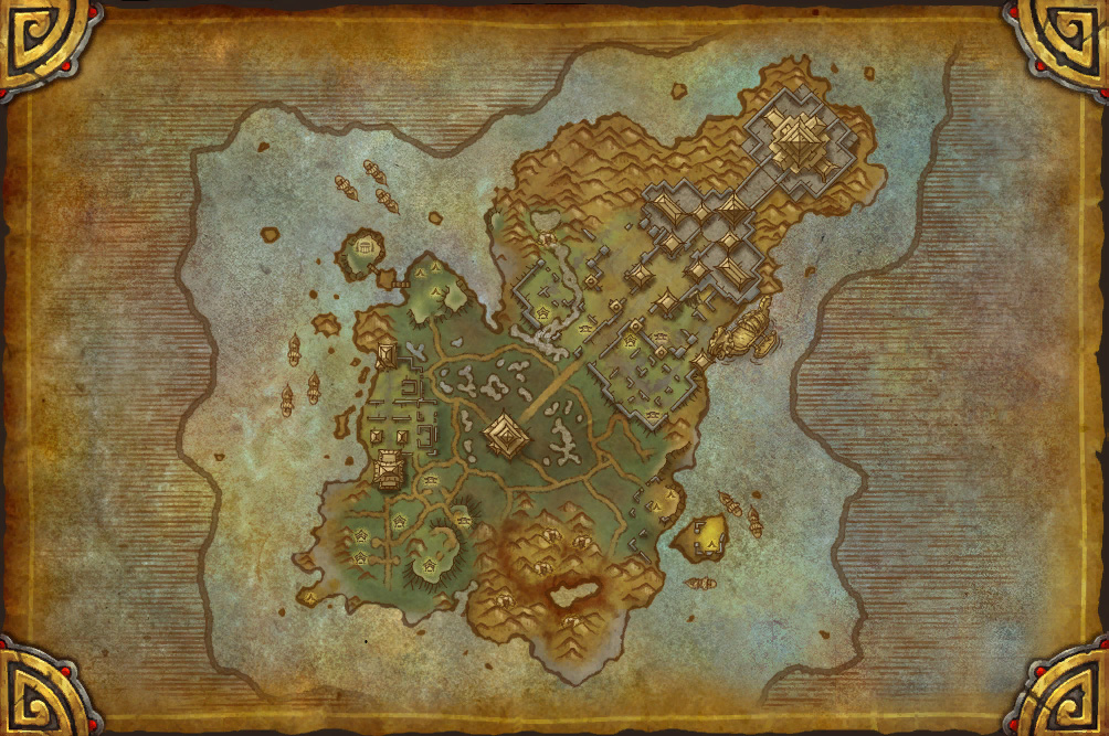 魔兽世界5.2新增区域地图
