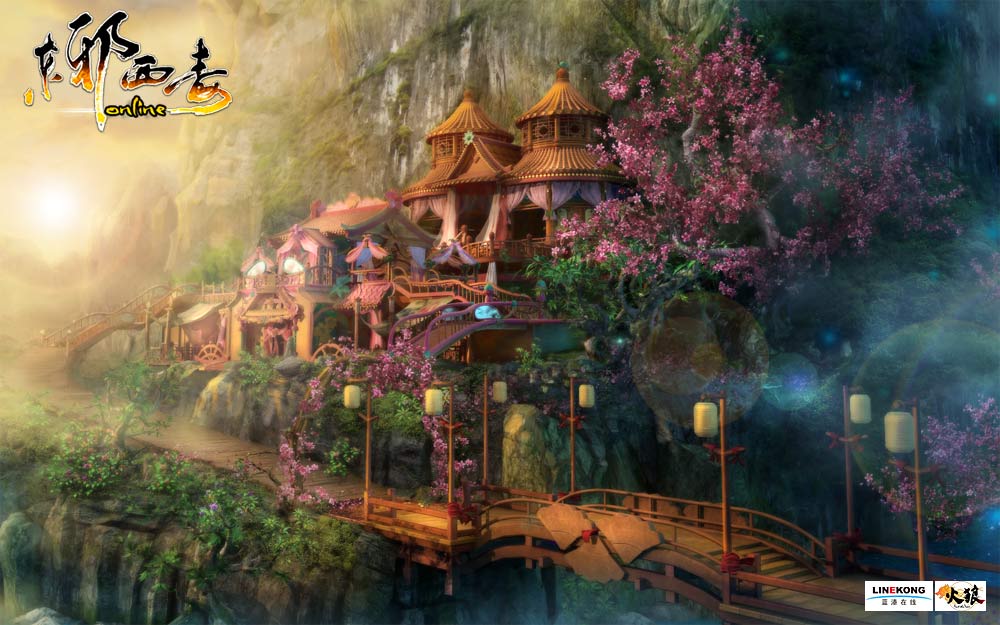 《东邪西毒》桃花岛场景_游戏新闻__产业服务