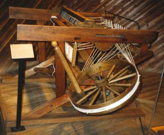 第一次工业革命的重要发明:珍妮纺纱机