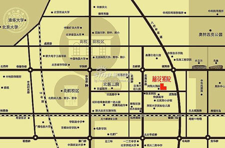 图为藤花紫院项目位置图