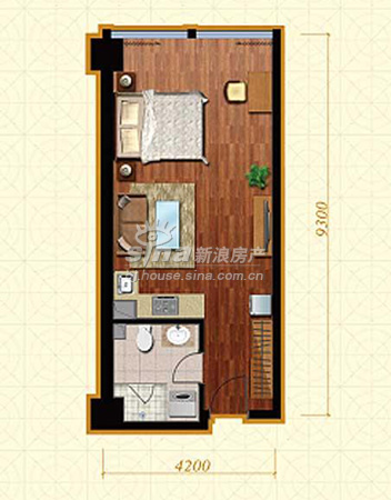 金澳国际53平一居室