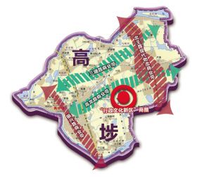 其中,高埗镇将商贸业作为重中之重,提出打造"一个中心,四个商贸带"