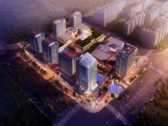 张茜)绿地中央广场项目位于北京市大兴区黄村