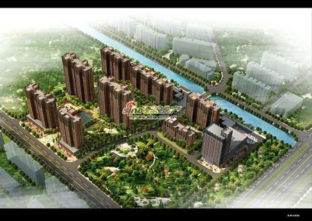 图为桂花小镇项目效果图