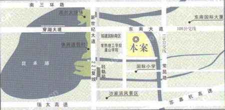 东湖京华位于东南大道与湖山路交汇处,南靠常熟理工学院东南校区