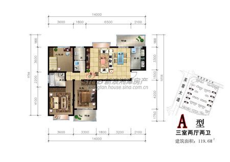 从平面图还看出,每个房间都带有窗户深圳品正佳包装设计图片