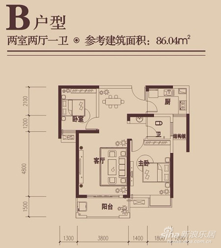 锦绣华城户型图出炉 推86-133平米房源(2)