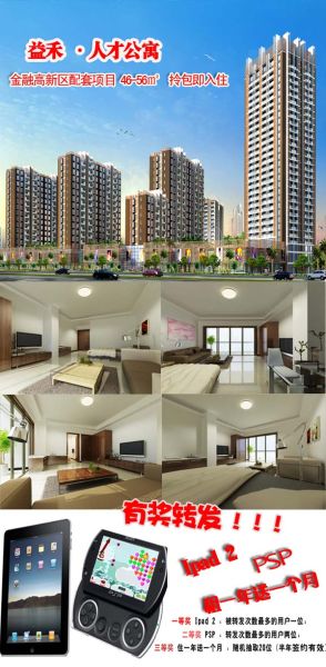 拎包入住人才公寓 微博转发赢Ipad2_活动