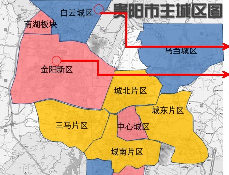 贵阳地铁最新规划图1; 观山湖区最新规划图