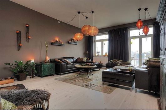 北欧复古风公寓装饰 令人着迷的华丽现代家具
