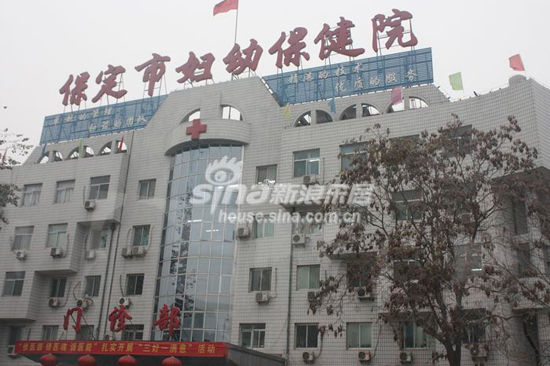 保百大楼,北国商城,保定一中,河北大学附属医院,脑血管医院 ,中医院等