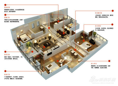 密探骋望怡璟湾之户型:198㎡大平层成相思湖经