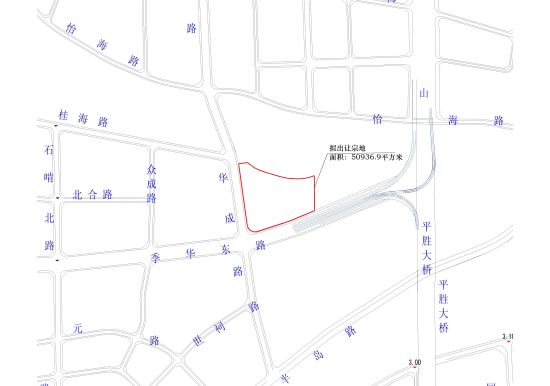 桂城街道d16街区尖东4号地理位置图