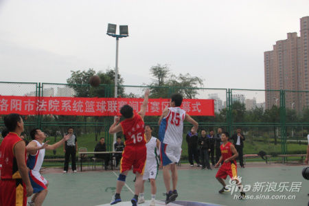 洛阳市法院系统篮球赛于盛唐至尊篮球场隆重开