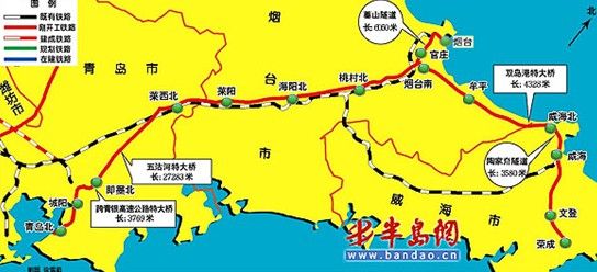 解读:青烟荣城际铁路蓁山隧道的位置和影响
