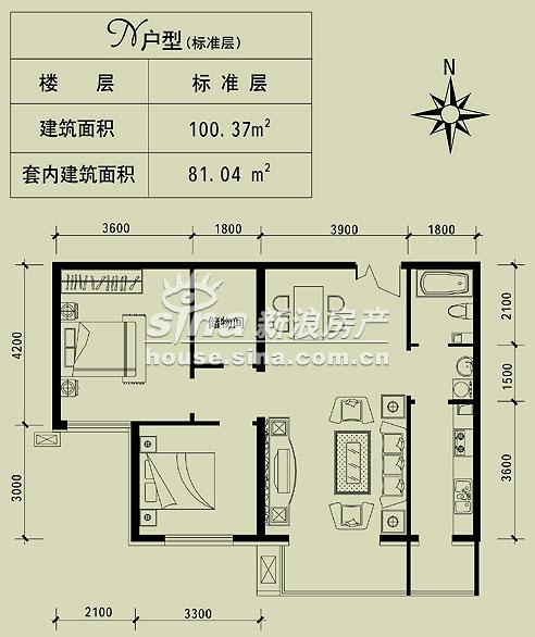 金隅·润景阁 户型展示