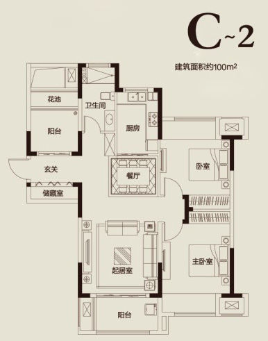 保利梧桐语户型图解析