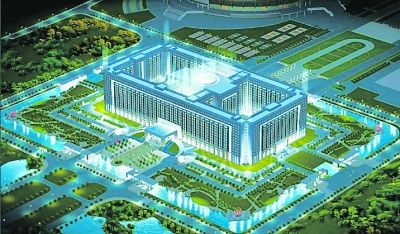 济南市委市政府大楼造价40亿 规模仅次五角大