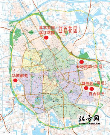 天津部分限价商品房座落位置图