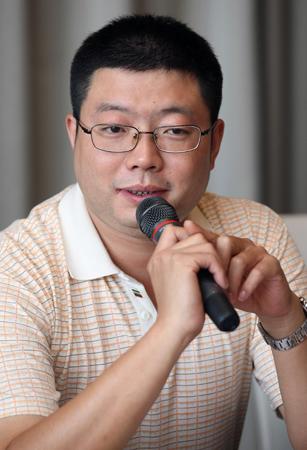 图为 天津现代集团开发部经理田津先生