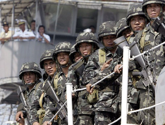 菲律宾反政府武装宣布向政府全面开战(图)